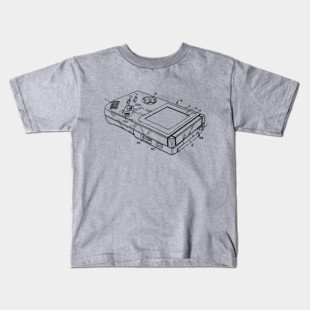 Retro Lineart Boy Kids T-Shirt by demonigote